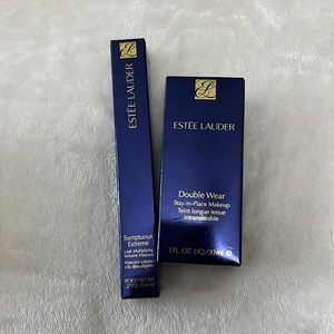 Estée lauder 3N1 double wear ivory beige fountain and sumptuous extreme mascara
